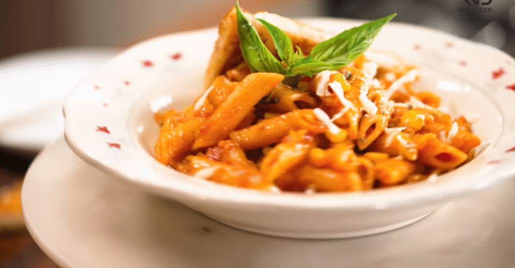 Restaurant style Red Sauce Pasta